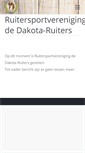 Mobile Screenshot of dakota-ruiters.nl